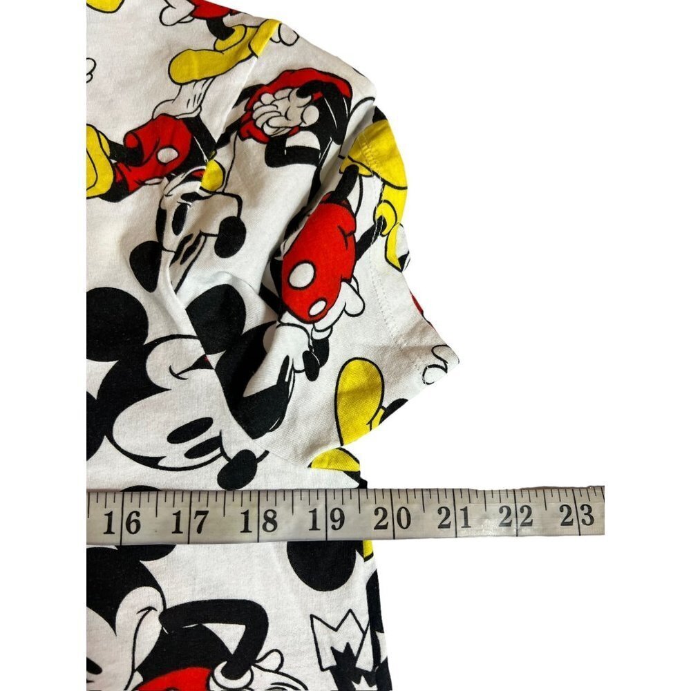 Disney Mickey Mouse Women's White Crop Top - Picture 4 of 5